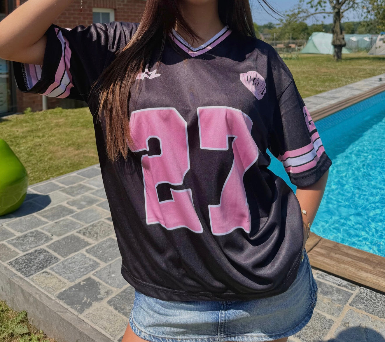 BASICASUALS Oversized Black Jersey