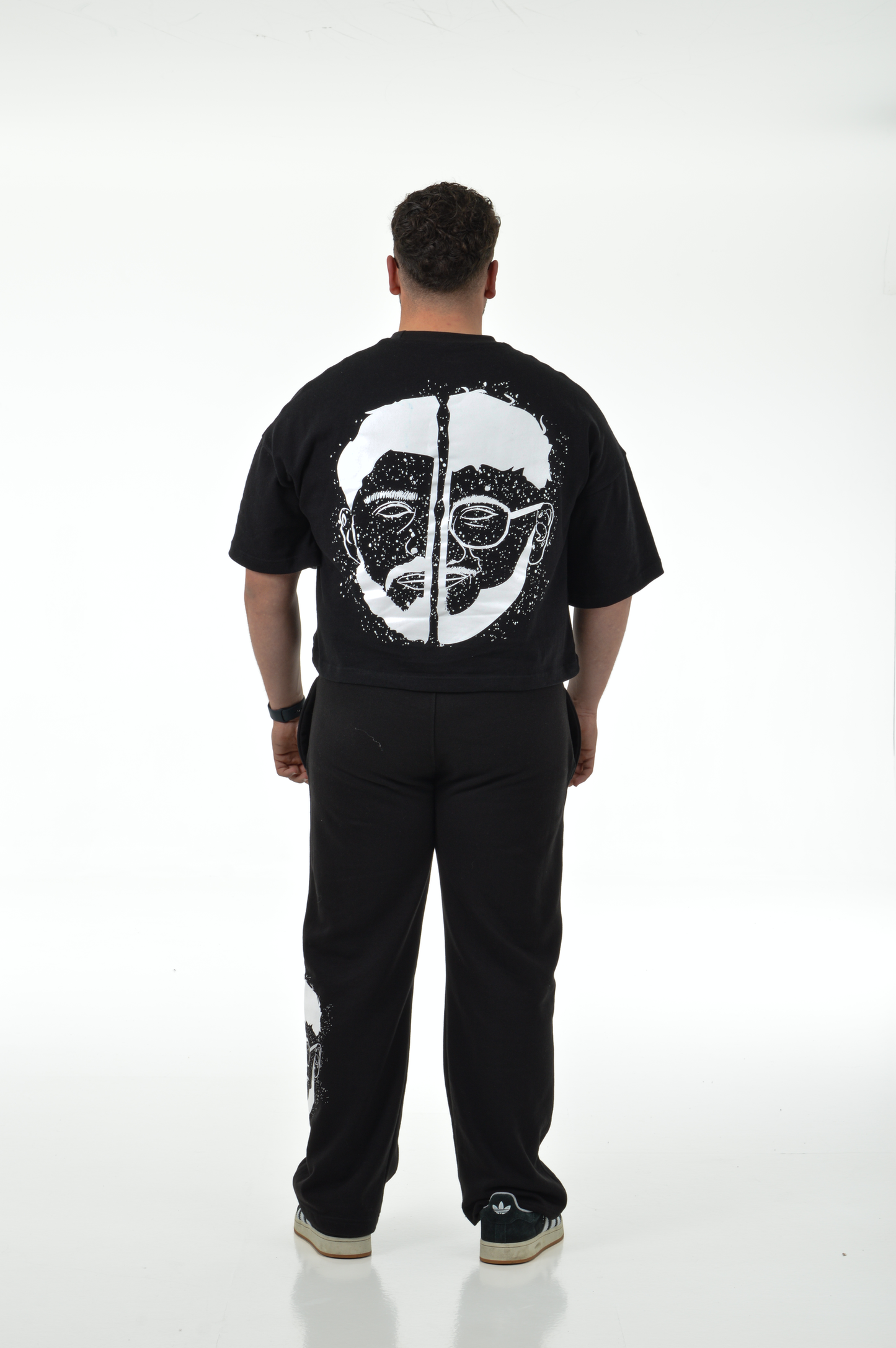 Oversized Boxy Tee “SHAPESHIFTERS” “BLACK”