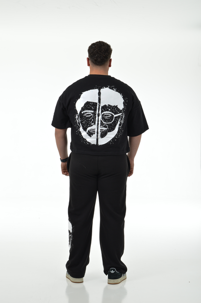 Oversized Boxy Tee “SHAPESHIFTERS” “BLACK”