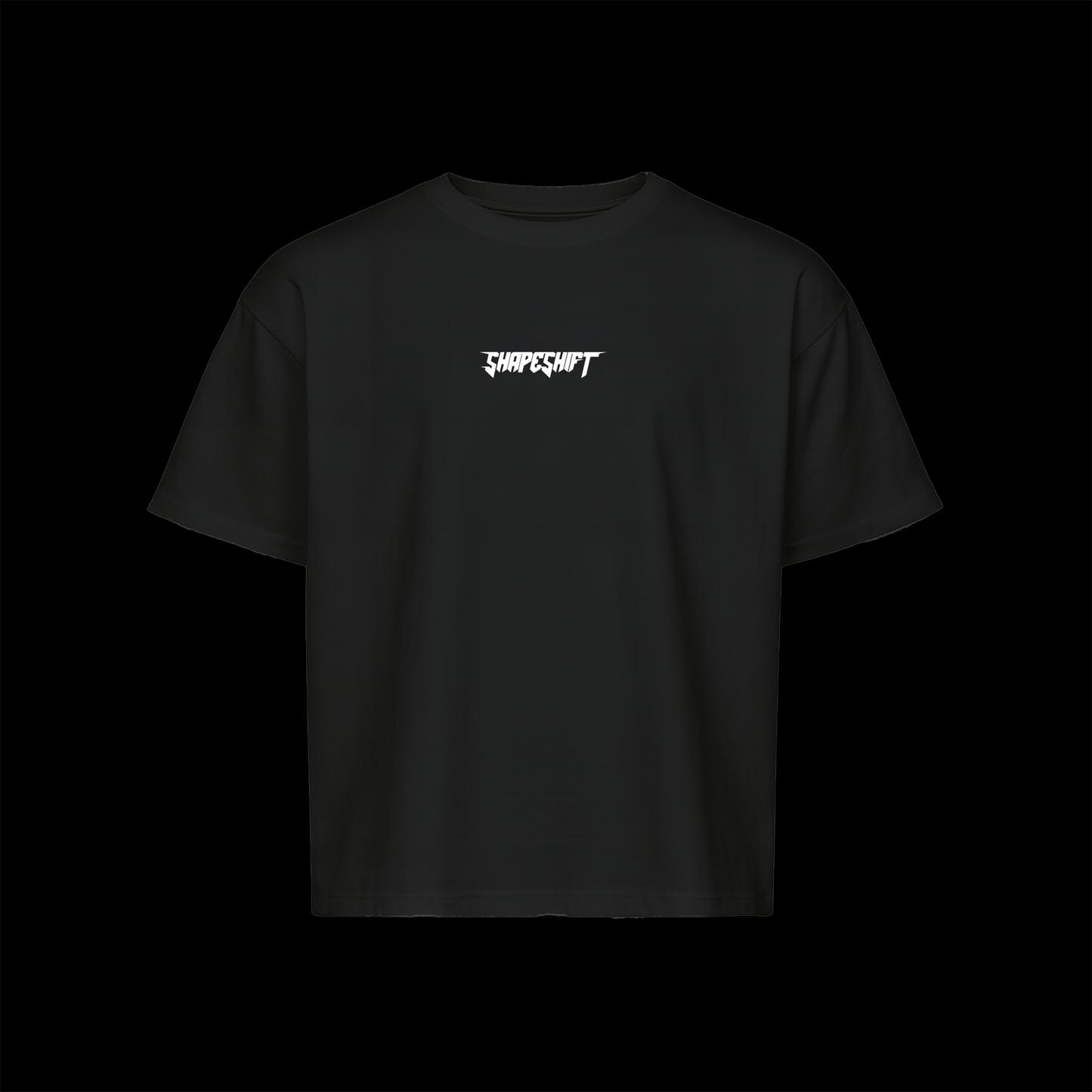 Oversized Boxy Tee “SHAPESHIFTERS” “BLACK”