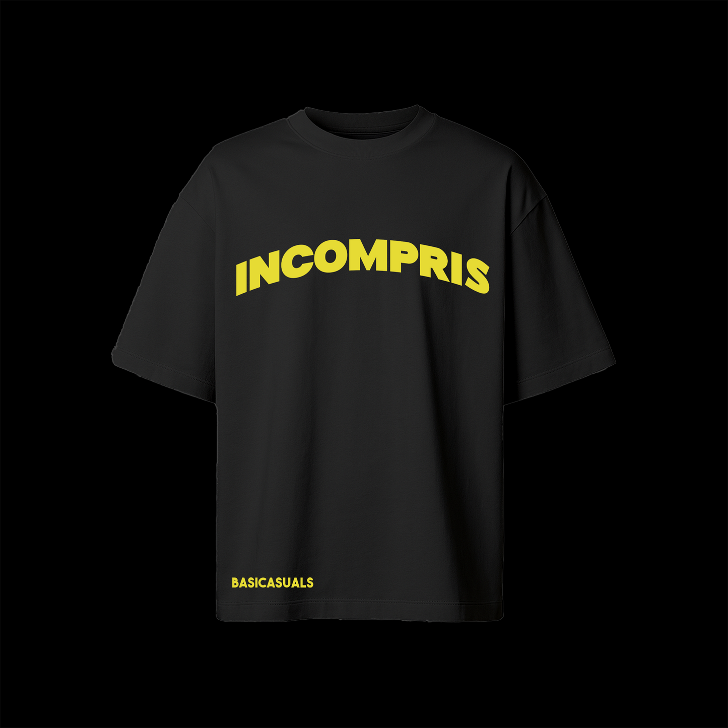 BASICASUALS Oversized "Incompris" T-Shirt