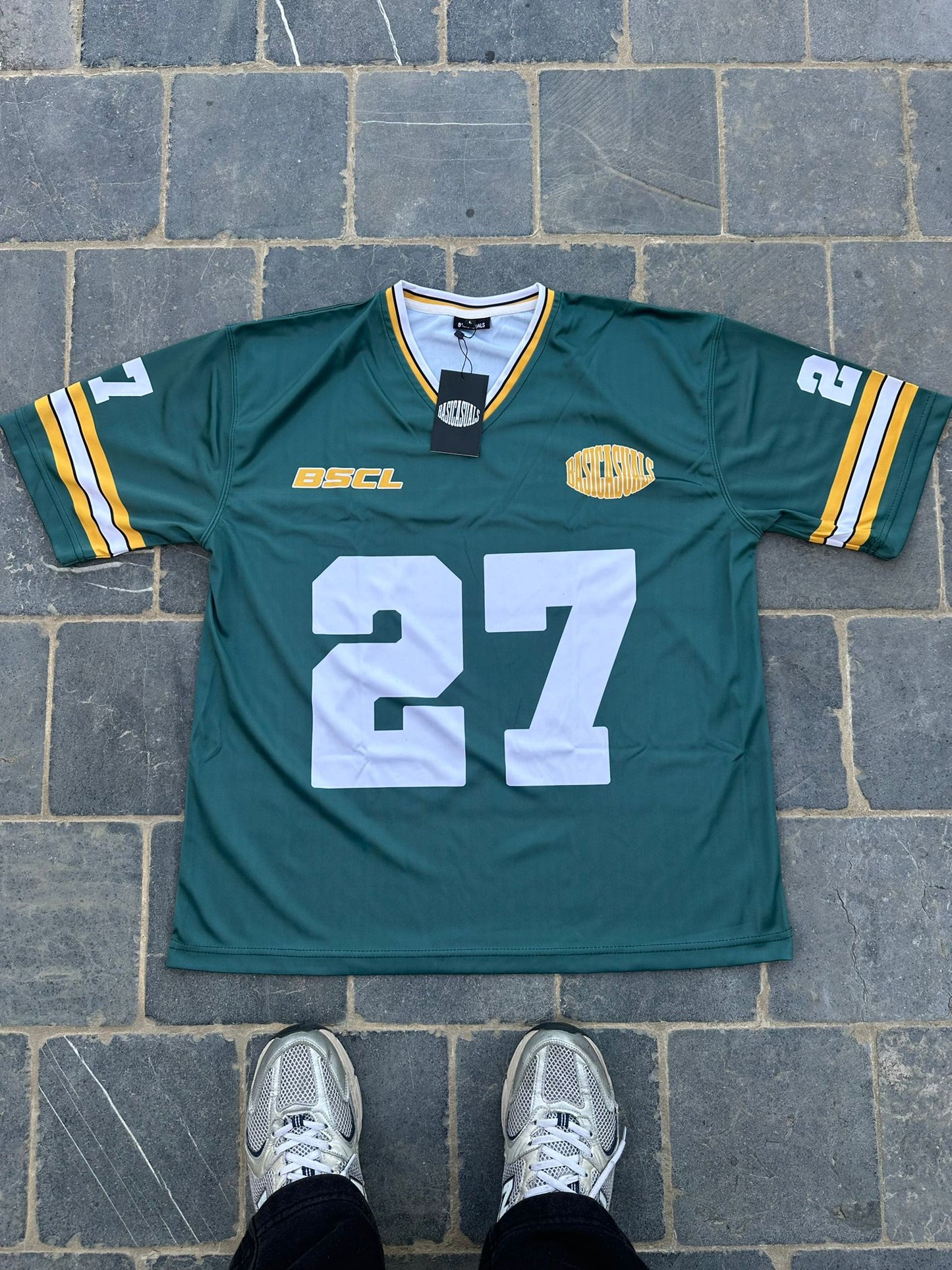 BASICASUALS Oversized Green Jersey