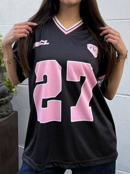 BASICASUALS Oversized Black Jersey