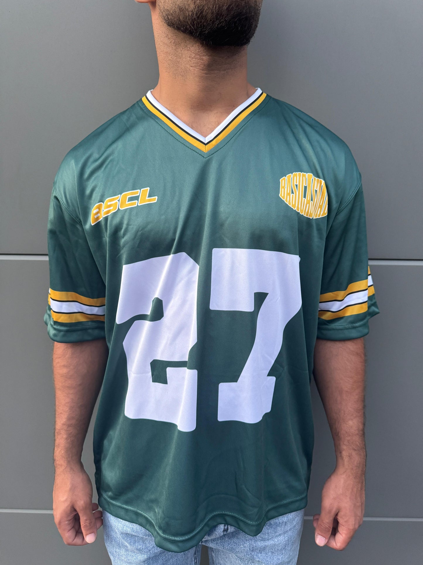 BASICASUALS Oversized Green Jersey