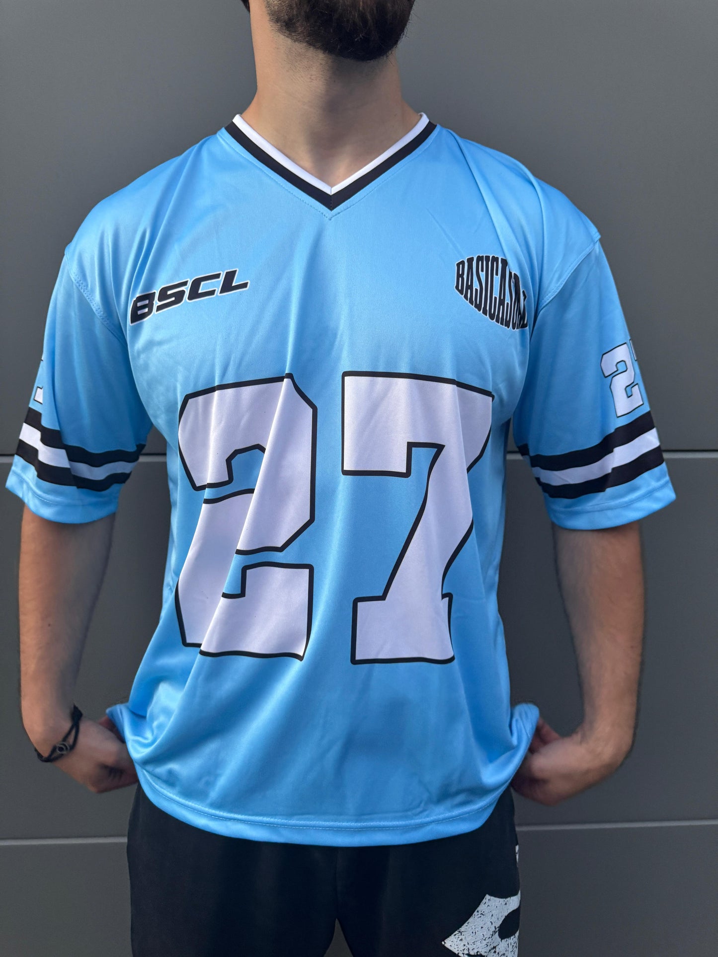 BASICASUALS Oversized Baby Blue Jersey